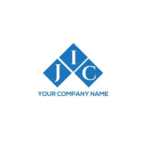 JIC letter logo design on WHITE background. JIC creative initials ...