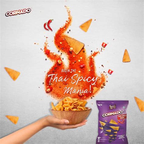 Spicy Corn Snacks Corn Snacks Spicy Corn Food Poster Design