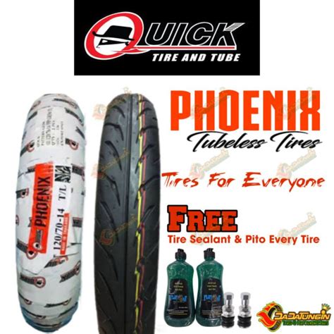 Quick Tire Phoenix Tubeless Motorcycle Tire Sizes W Free