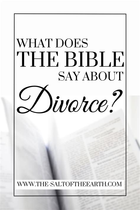 What Does The Bible Say About Divorce Artofit