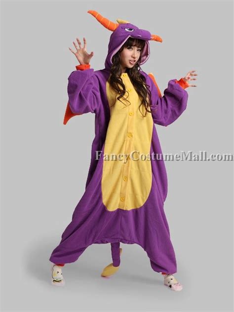 Spyro The Dragon Onesie Kigurumi Pajama Fancy Costume Mall