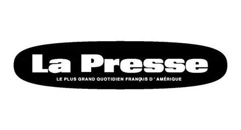 Макет дизайн логотипа La Presse Logo