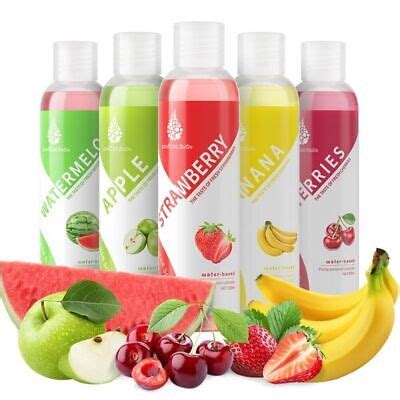 Edible Fruit Flavor Sex Lube Lubricant Gel Water Based Mild Oral Sex