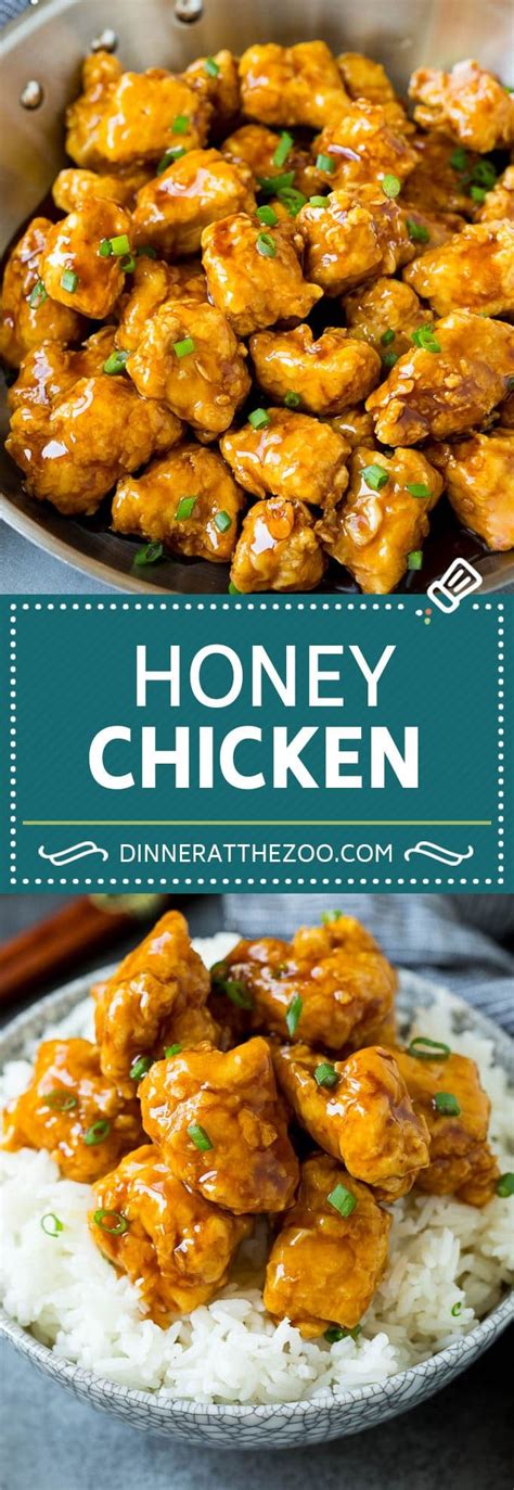 This Honey Chicken Is Crispy Pieces Of Chicken Breast That Are Fried To