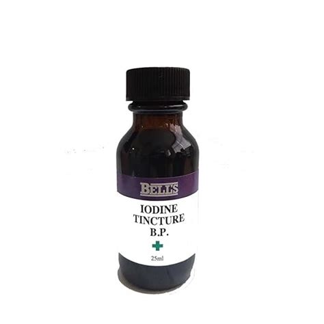 Iodine Tincture Bp 25ml Uk Health And Personal Care