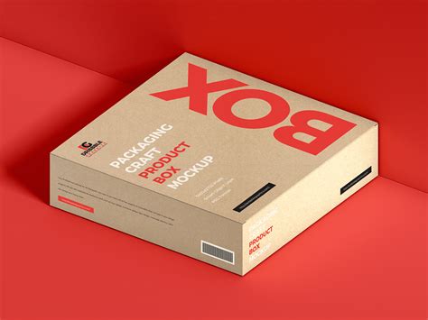 craft product box mockup  behance