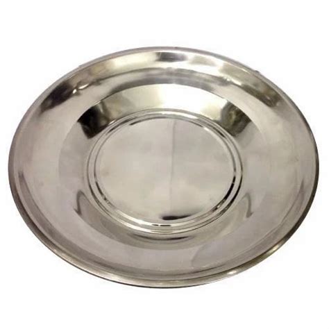 Vardhman Silver Stainless Steel Soup Plates For Restaurant At Rs