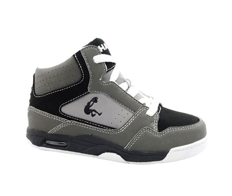 Shaq Boy's Athletic Basketball Shoe Paces - Gray