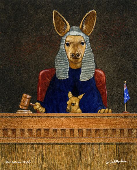 Kangaroo Court Painting By Will Bullas Fine Art America