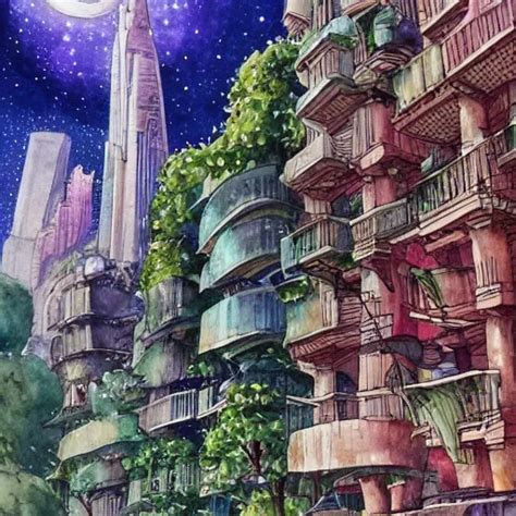 Beautiful Happy Picturesque Charming Sci Fi City In Stable Diffusion