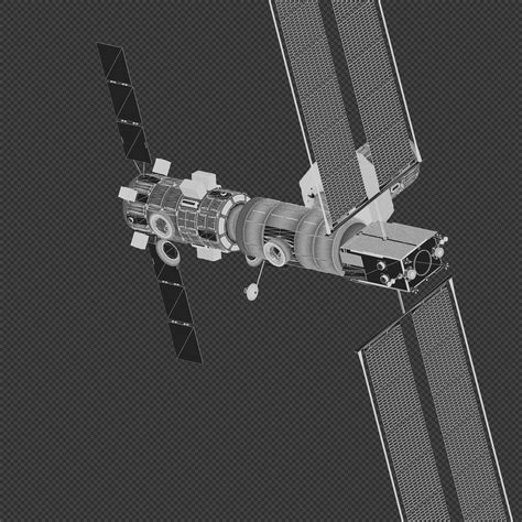 Lunar Gateway Space Station 3D model | CGTrader