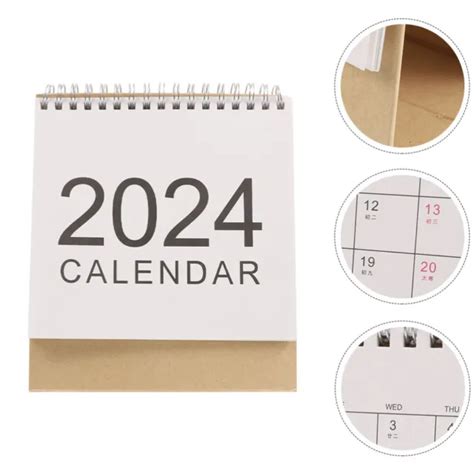 Small Desk Calendar Standing Flip Academic Year Turn The Page