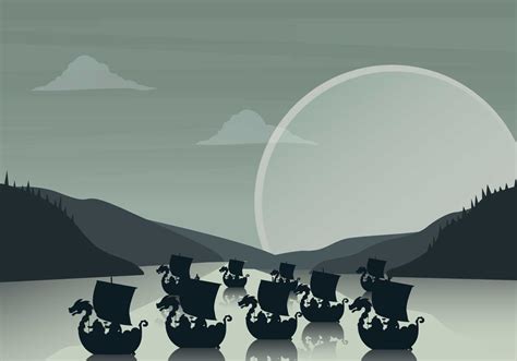 Free Viking Ship Illustration 124718 Vector Art at Vecteezy