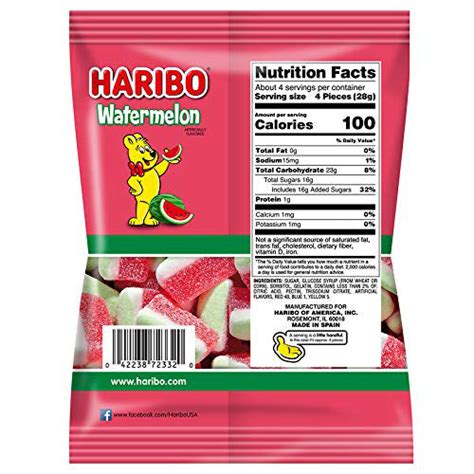 Haribo Watermelon Gummi Candy 41 Oz Bag Bestcandyshop