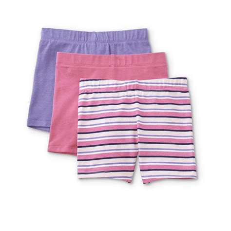 Wonderkids Infant And Toddler Girls 3 Pack Bike Shorts Striped Shop