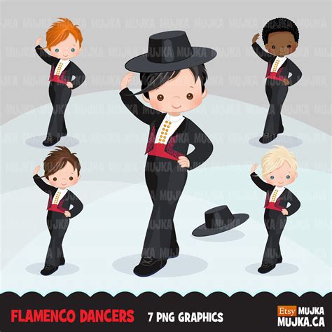 Male Flamenco Dancer Clipart