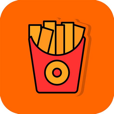 Fried Potatoes Vector Icon Design Vector Art At Vecteezy