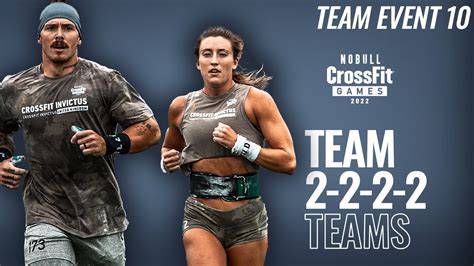 Team Event 10 Team 2 2 2 2—2022 Nobull Crossfit Games Youtube