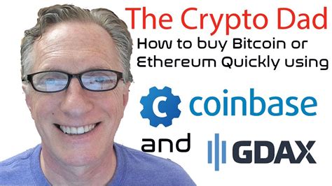 How To Purchase Bitcoin Or Ethereum Quickly Using Coinbase GDAX YouTube