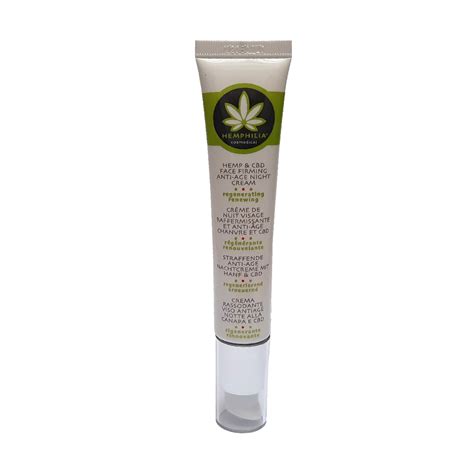 Hemp And CBD Face Firming Anti Age Night Cream CSB Supply BV