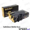 Jual SAFEGLOVE SARUNG TANGAN NITRIL HITAM GLOVE NITRILE BLACK NON