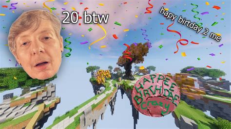 BIRTHDAY STREAM Hypixel YouTube