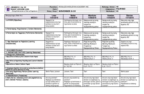 3rd Quarter Daily Lesson Log Grade 4 Deped First Dll Updated Vrogue Porn Sex Picture