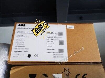 ACS180 04S 09A4 4 ABB Brand New Fast Shipping By SF OR DHL EBay