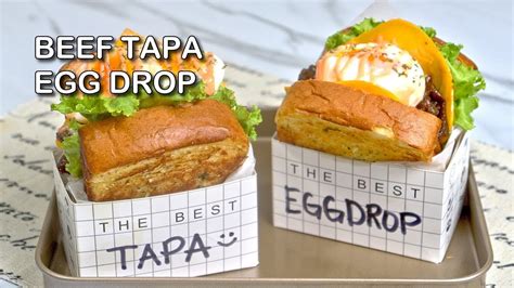 Korean Egg Drop Beef Tapa Korean Egg Drop Sandwich Pinoy Style Youtube