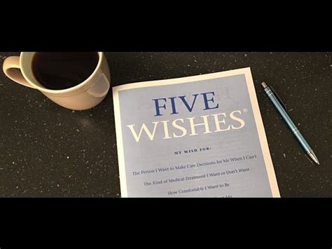 Five Wishes Document Living Will And Medical Power Of Attorney