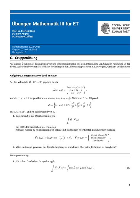 Loesung Wise Bungen Mathematik Iii F R Et Prof Dr Steffen