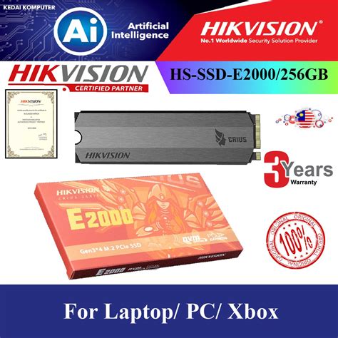 Hikvision HS SSD E2000 256GB 512GB 1024GB Gen 3x4 SSD M 2 PCIe NVMe