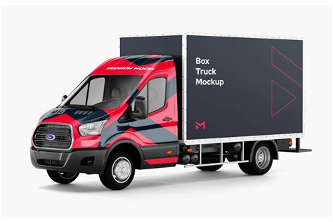 Ford Transit Box 2 Truck Mockup – MasterBundles