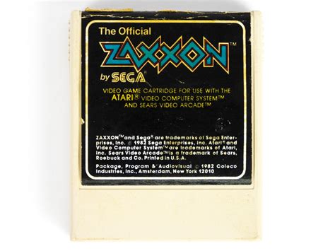 Zaxxon Coleco Version Atari 2600 Retromtl