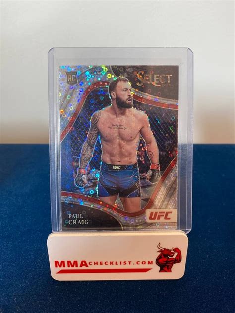 Select Ufc Paul Craig Octagonside Silver Disco Rookie Card Ebay