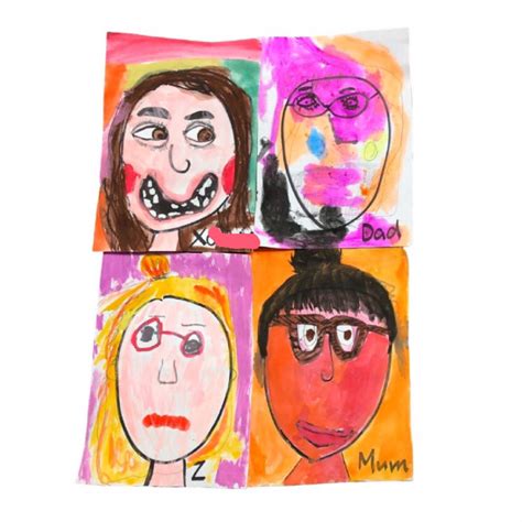 A Simple Drawing Game for Kids: Pass the Portrait - Oh Creative Day