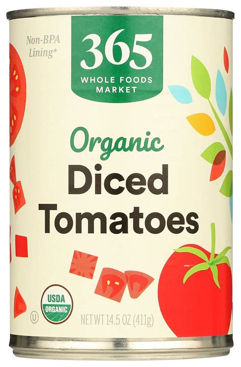 Amazon By Whole Foods Market Tomatoes Diced Organic