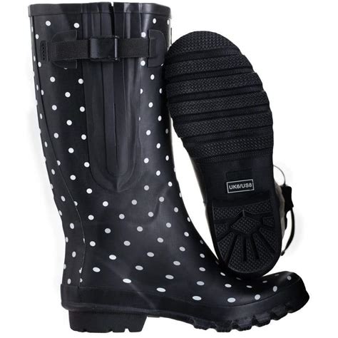 Extra Wide Calf Rainboots up to 20 inch - Wide in Foot and Expandable – Jileon RainBoots