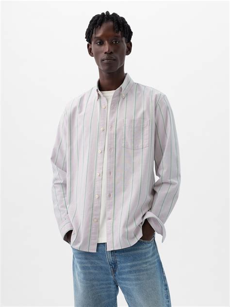 Classic Oxford Shirt In Standard Fit Gap