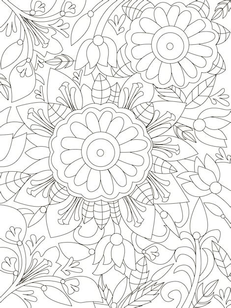 Premium Vector Mandala Coloring Vector For Adults