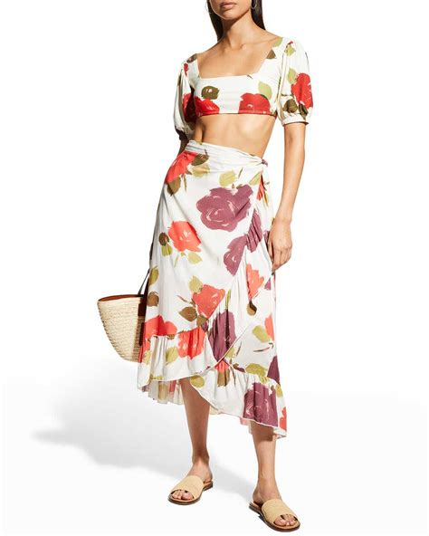 Buy Kate Spade New York Puff Sleeve Bikini Top Ivory At 75 Off