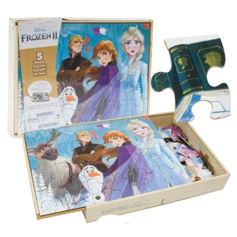 Disney Toys Disney Frozen Puzzles Wood Puzzles Anna Elsa Frozen Olaf Kristoff Wooden Puzzles