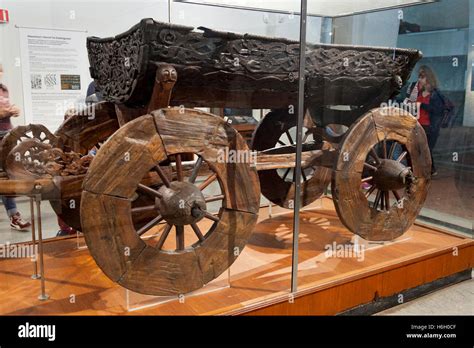 The Oseberg Carriage From The Oseberg Viking Ship Viking Ship Museum