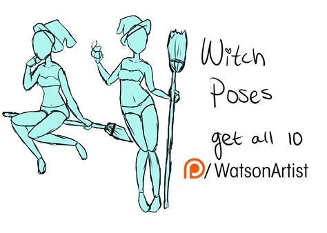 Witch Poses by Miss-DaMeanor on DeviantArt