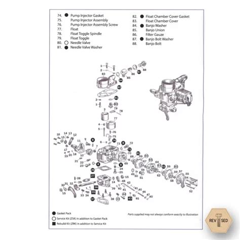 Solex 32 PBI 2 Service And Repair Kit Revised Be