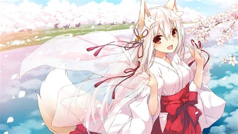 Anime Fox Spirit Girl Wallpapers Wallpaper Cave