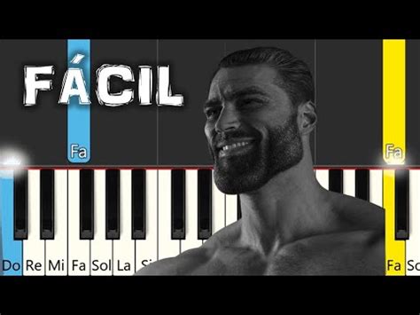 𝐆𝐈𝐆𝐀𝐂𝐇𝐀𝐃 Tutorial para Piano con Notas Fácil Easy YouTube