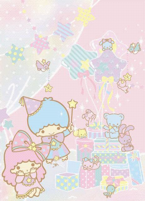 Sanrio Little Twin Stars Wallpaper Sanrio Wallpaper, Star Wallpaper ...