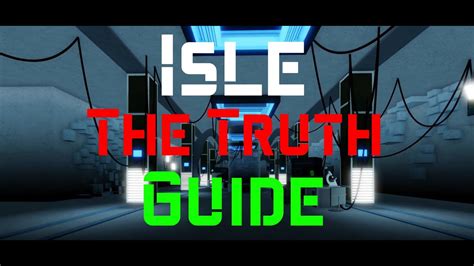 Roblox Isle The Truth Guide Subs Special Part Youtube