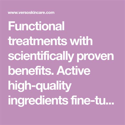 Functional Treatments With Scientifically Proven Benefits Active High